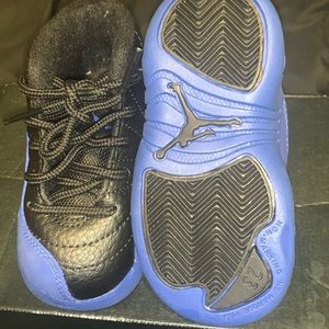 Brand New Jordan 12’s Black/Blue (Size:5 Toddler)